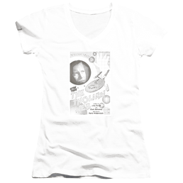 Star Trek Tos Episode 64 Juniors V-Neck T-Shirt Juniors V-Neck T-Shirt Star Trek   