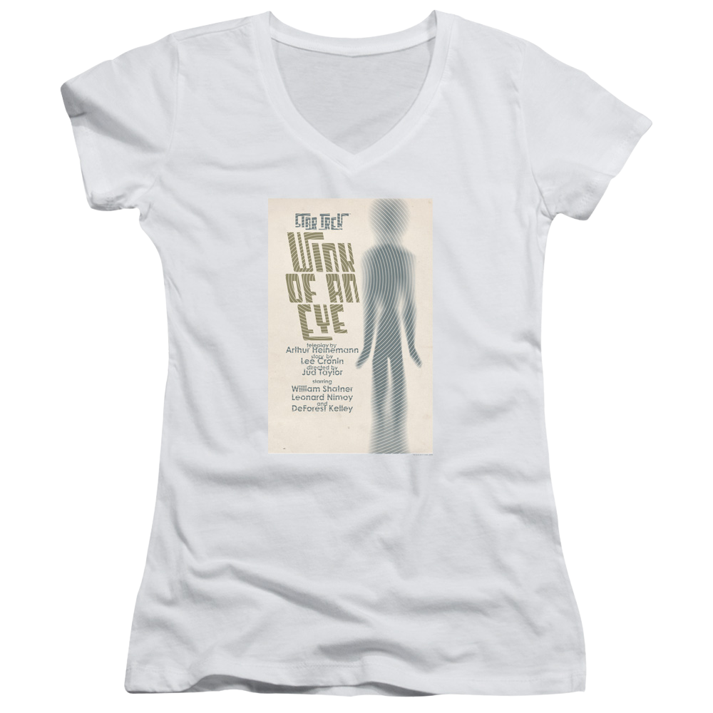 Star Trek Tos Episode 66 Juniors V-Neck T-Shirt Juniors V-Neck T-Shirt Star Trek   