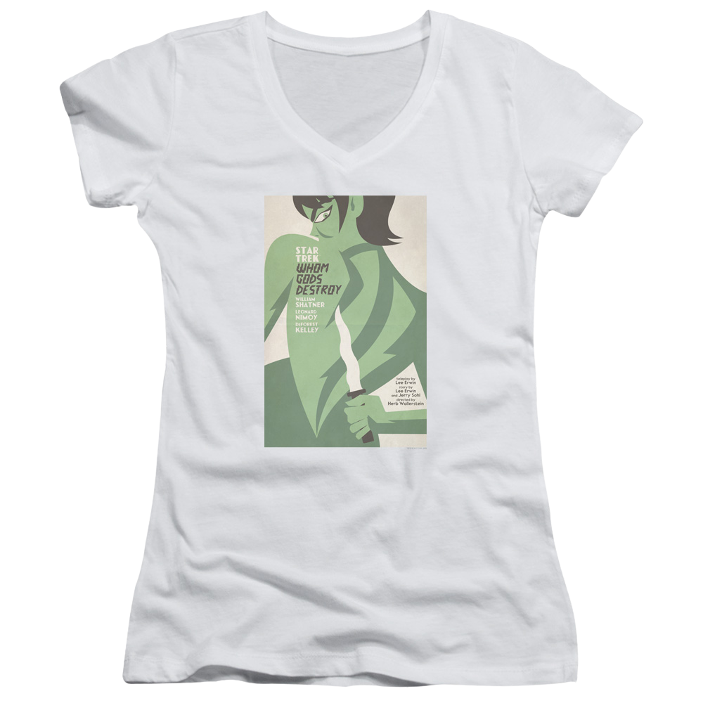 Star Trek The Original Series Tos Episode 69 - Juniors V-Neck T-Shirt Juniors V-Neck T-Shirt Star Trek   