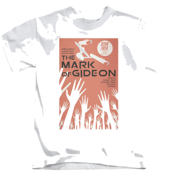 White kid's t-shirt for ages 4 to 7 with Star Trek The Original Series Tos Episode 71 graphic