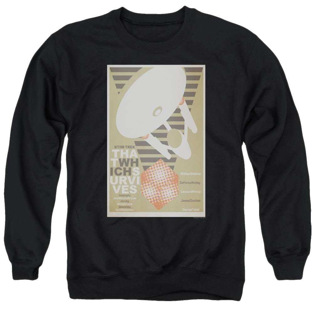 Star Trek Tos Episode 72 Men's Crewneck Sweatshirt Men's Crewneck Sweatshirt Star Trek   