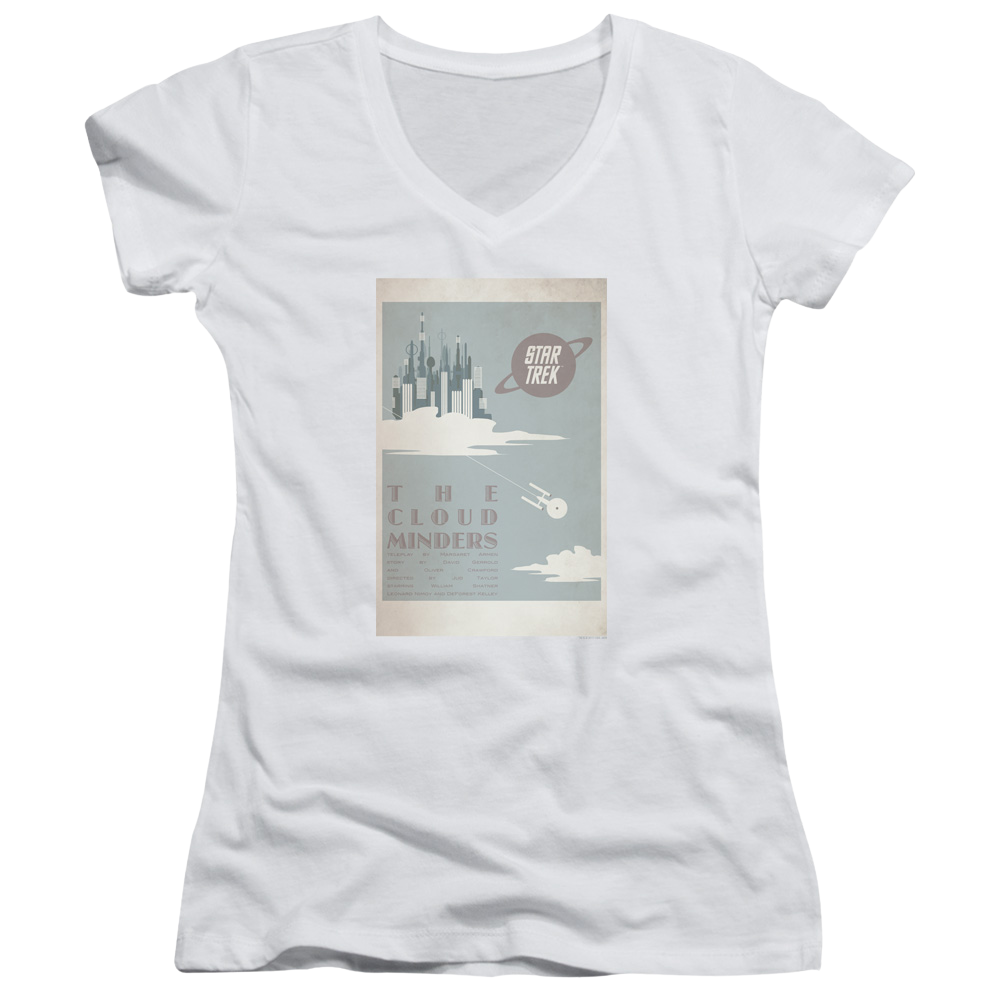 Star Trek The Original Series Tos Episode 76 - Juniors V-Neck T-Shirt Juniors V-Neck T-Shirt Star Trek   