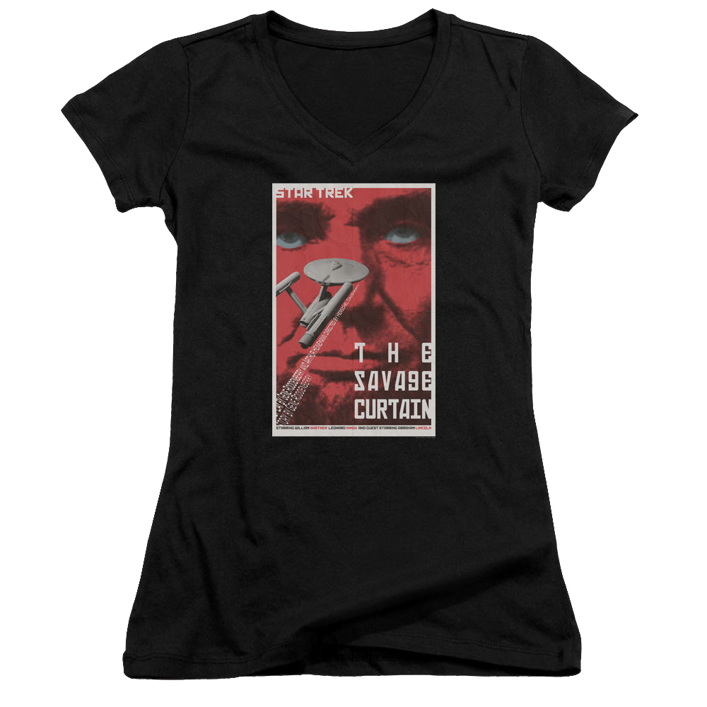 Star Trek The Original Series Tos Episode 77 - Juniors V-Neck T-Shirt Juniors V-Neck T-Shirt Star Trek   