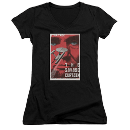 Star Trek The Original Series Tos Episode 77 - Juniors V-Neck T-Shirt Juniors V-Neck T-Shirt Star Trek   