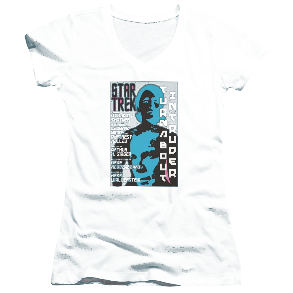 Star Trek Tos Episode 79 Juniors V-Neck T-Shirt Juniors V-Neck T-Shirt Star Trek   