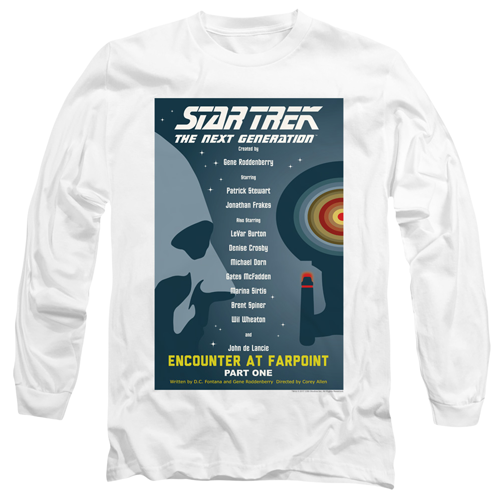 Star Trek The Next Generation Tng S1 Ep1 - Men's Long Sleeve T-Shirt Men's Long Sleeve T-Shirt Star Trek   
