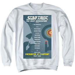 Star Trek The Next Generation Tng S1 Ep1 - Men's Crewneck Sweatshirt Men's Crewneck Sweatshirt Star Trek   