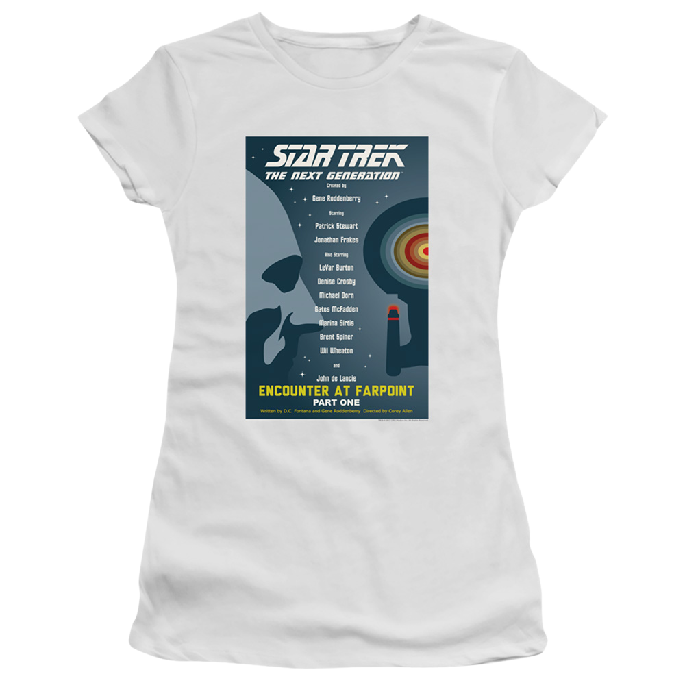 Star Trek The Next Generation Tng Season 1 Episode 1 - Juniors T-Shirt Juniors T-Shirt Star Trek   