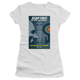 Star Trek The Next Generation Tng Season 1 Episode 1 - Juniors T-Shirt Juniors T-Shirt Star Trek   