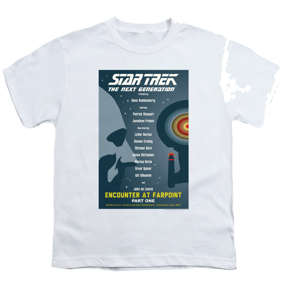 Star Trek The Next Generation Tng Season 1 Episode 1 - Youth T-Shirt Youth T-Shirt (Ages 8-12) Star Trek   