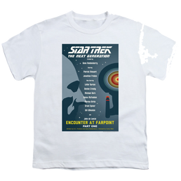 Star Trek The Next Generation Tng Season 1 Episode 1 - Youth T-Shirt Youth T-Shirt (Ages 8-12) Star Trek   