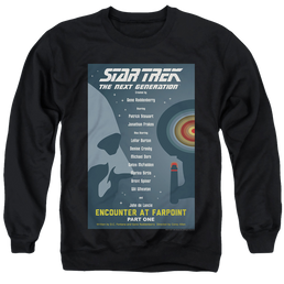 Star Trek The Next Generation Tng Season 1 Episode 1 - Men's Crewneck Men's Crewneck Sweatshirt Star Trek   