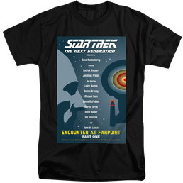 Star Trek The Next Generation Tng Season 1 Episode 1 - Men's Tall Fit T-Shirt Men's Tall Fit T-Shirt Star Trek   