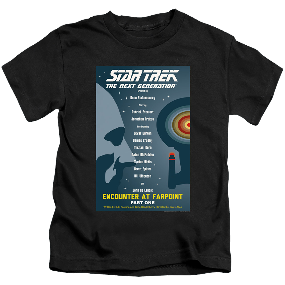 Star Trek The Next Generation Tng Season 1 Episode 1 - Kid's T-Shirt Kid's T-Shirt (Ages 4-7) Star Trek   