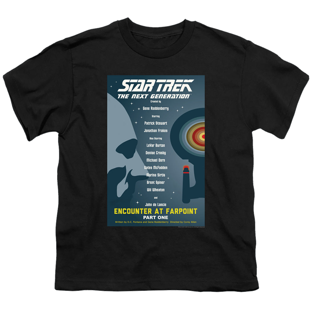 Star Trek The Next Generation Tng Season 1 Episode 1 - Youth T-Shirt Youth T-Shirt (Ages 8-12) Star Trek   
