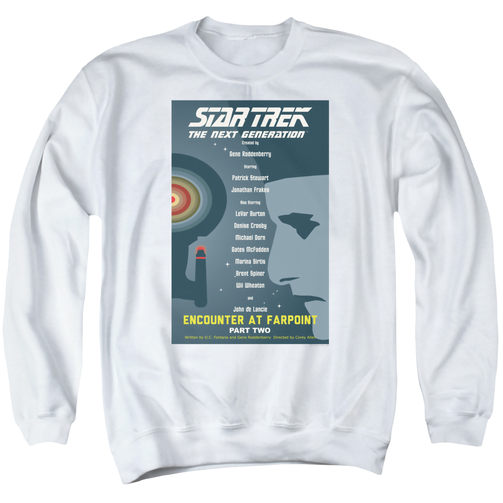 Star Trek The Next Generation Season 1 Episode 2 - Men's Crewneck Men's Crewneck Sweatshirt Star Trek   
