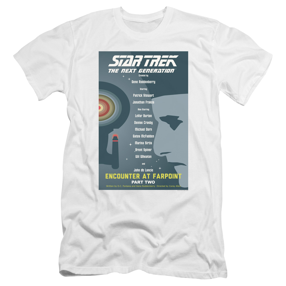 Star Trek The Next Generation Tng Season 1 Episode 2 - Men's Premium Slim Fit T-Shirt Men's Premium Slim Fit T-Shirt Star Trek   