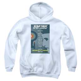 Star Trek The Next Generation Tng Season 1 Episode 2 - Youth Hoodie Youth Hoodie (Ages 8-12) Star Trek   