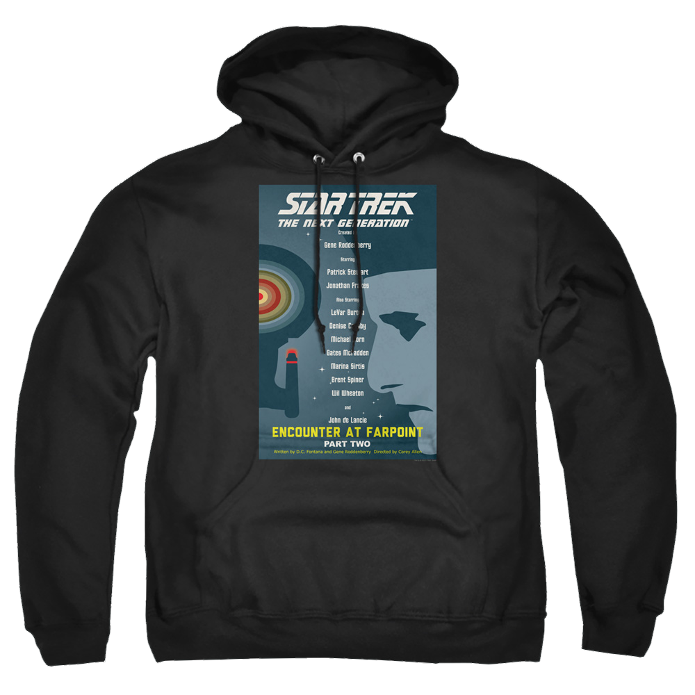 Star Trek The Next Generation Tng Season 1 Episode 2 - Pullover Hoodie Pullover Hoodie Star Trek   