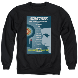 Star Trek The Next Generation Tng S1 Ep2 - Men's Crewneck Sweatshirt Men's Crewneck Sweatshirt Star Trek   
