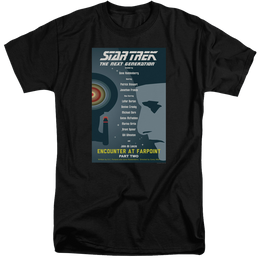 Star Trek The Next Generation Tng Season 1 Episode 2 - Men's Tall Fit T-Shirt Men's Tall Fit T-Shirt Star Trek   