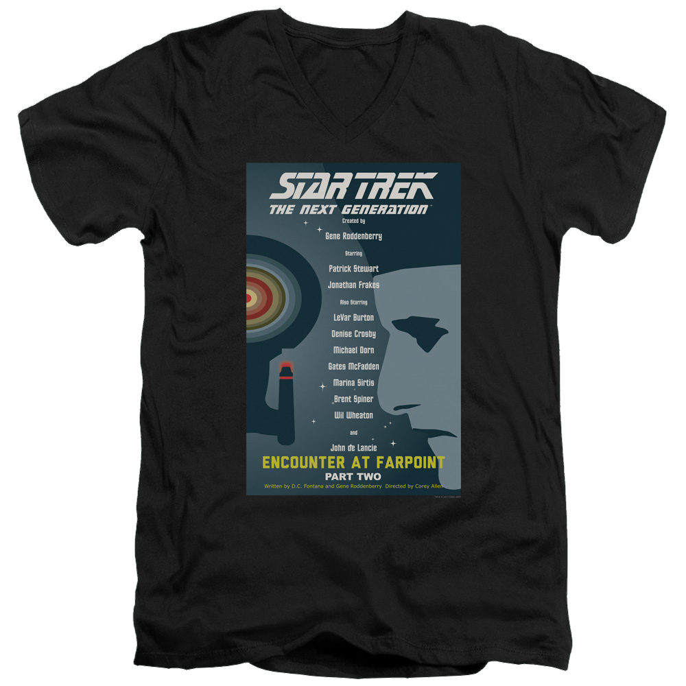Star Trek The Next Generation Tng Season 1 Episode 2 - Men's V-Neck T-Shirt Men's V-Neck T-Shirt Star Trek   