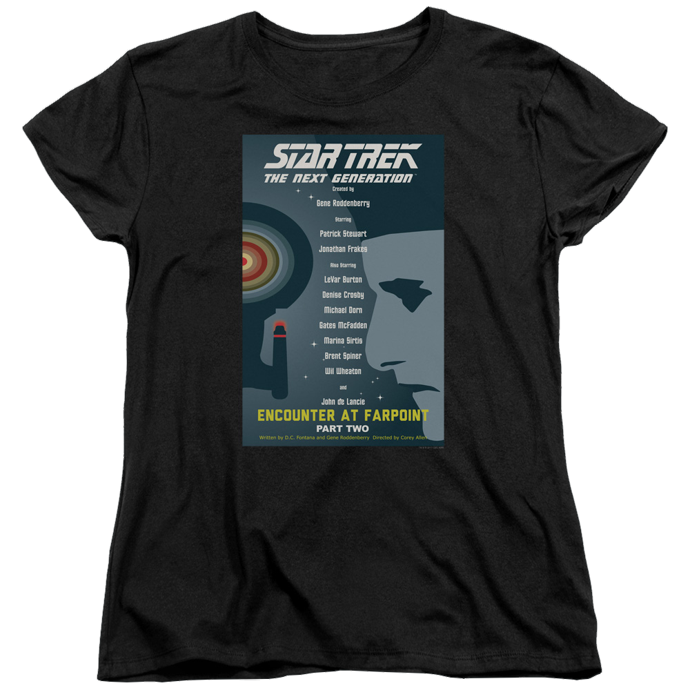 Star Trek The Next Generation Tng Season 1 Episode 2 - Women's T-Shirt Women's T-Shirt Star Trek   