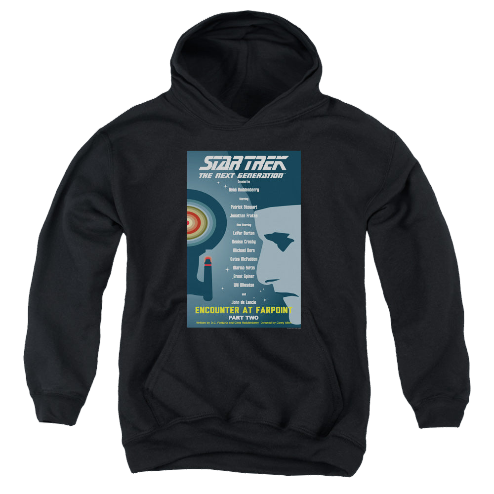 Star Trek The Next Generation Tng Season 1 Episode 2 - Youth Hoodie Youth Hoodie (Ages 8-12) Star Trek   