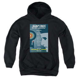 Star Trek The Next Generation Tng Season 1 Episode 2 - Youth Hoodie Youth Hoodie (Ages 8-12) Star Trek   