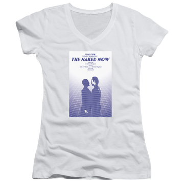 Star Trek The Next Generation Tng Season 1 Episode 3 - Juniors V-Neck T-Shirt Juniors V-Neck T-Shirt Star Trek   