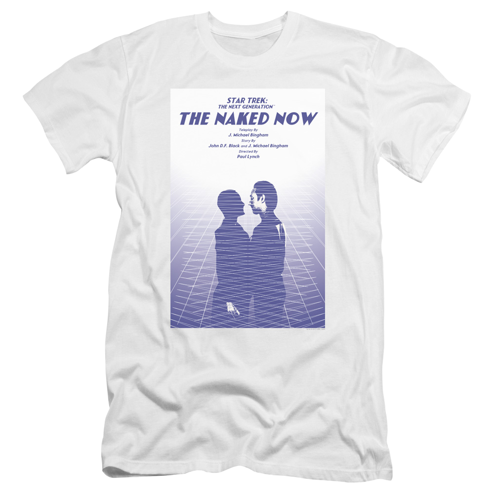Star Trek The Next Generation Tng Season 1 Episode 3 - Men's Premium Slim Fit T-Shirt Men's Premium Slim Fit T-Shirt Star Trek   