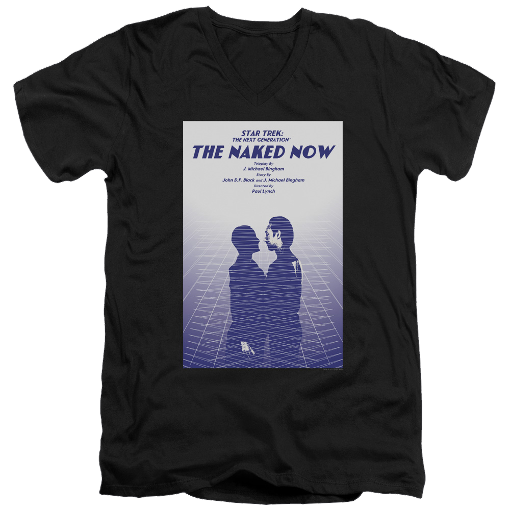 Star Trek The Next Generation Tng Season 1 Episode 3 - Men's V-Neck T-Shirt Men's V-Neck T-Shirt Star Trek   