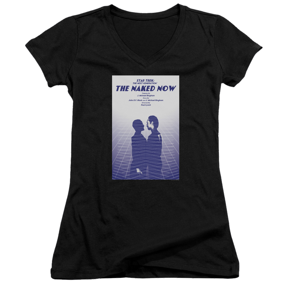 Star Trek The Next Generation Tng Season 1 Episode 3 - Juniors V-Neck T-Shirt Juniors V-Neck T-Shirt Star Trek   