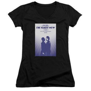 Star Trek The Next Generation Tng Season 1 Episode 3 - Juniors V-Neck T-Shirt Juniors V-Neck T-Shirt Star Trek   
