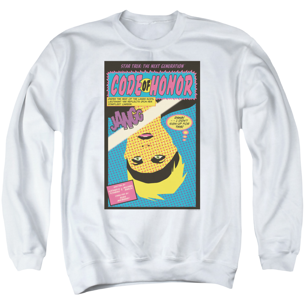 Star Trek The Next Generation Season 1 Episode 4 - Men's Crewneck Men's Crewneck Sweatshirt Star Trek   