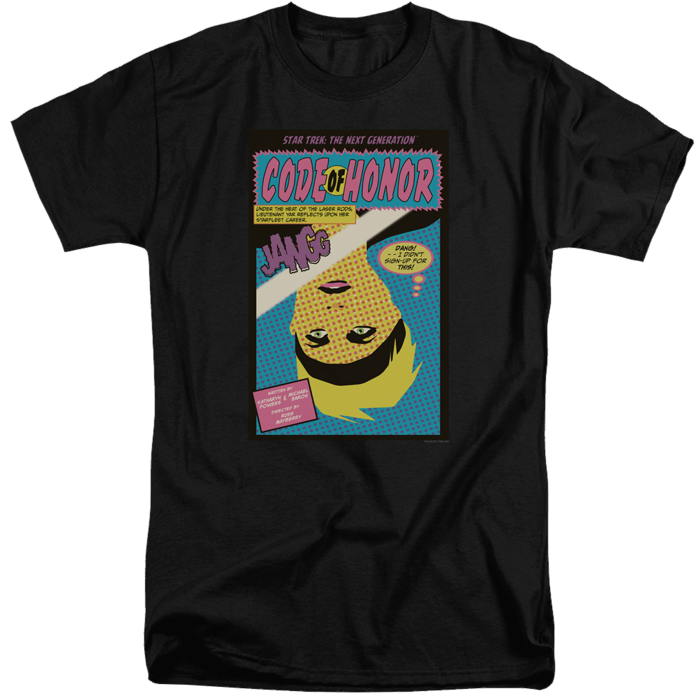 Star Trek The Next Generation Tng Season 1 Episode 4 - Men's Tall Fit T-Shirt Men's Tall Fit T-Shirt Star Trek   