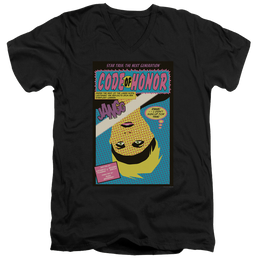 Star Trek The Next Generation Tng Season 1 Episode 4 - Men's V-Neck T-Shirt Men's V-Neck T-Shirt Star Trek   