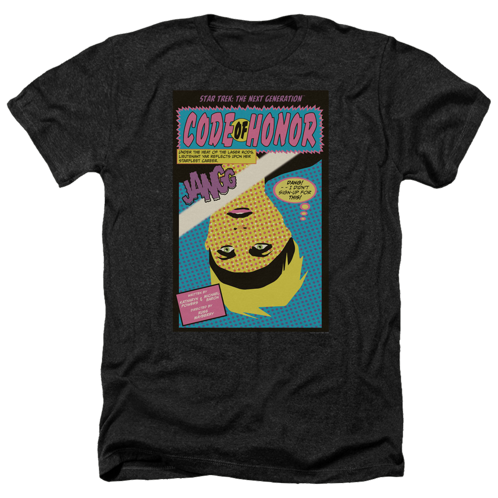 Star Trek The Next Generation Tng Season 1 Episode 4 - Men's Heather T-Shirt Men's Heather T-Shirt Star Trek   