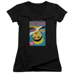 Star Trek The Next Generation Tng Season 1 Episode 4 - Juniors V-Neck T-Shirt Juniors V-Neck T-Shirt Star Trek   