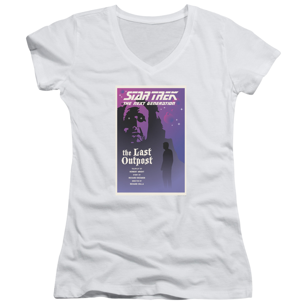 Star Trek The Next Generation Tng Season 1 Episode 5 - Juniors V-Neck T-Shirt Juniors V-Neck T-Shirt Star Trek   