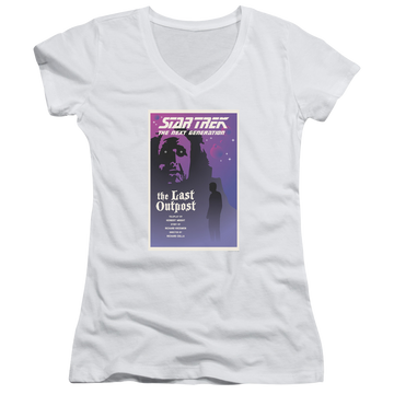 Star Trek The Next Generation Tng Season 1 Episode 5 - Juniors V-Neck T-Shirt Juniors V-Neck T-Shirt Star Trek   