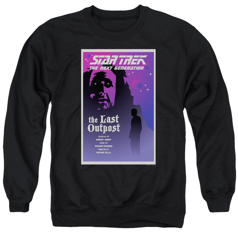 Star Trek The Next Generation Tng S1 Ep5 - Men's Crewneck Sweatshirt Men's Crewneck Sweatshirt Star Trek   