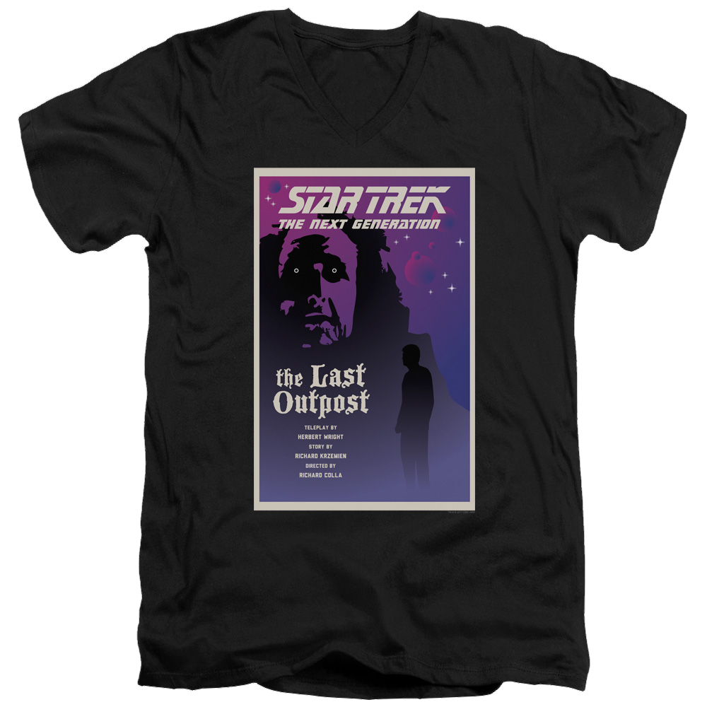Star Trek The Next Generation Tng Season 1 Episode 5 - Men's V-Neck T-Shirt Men's V-Neck T-Shirt Star Trek   