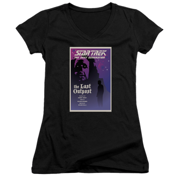 Star Trek The Next Generation Tng Season 1 Episode 5 - Juniors V-Neck T-Shirt Juniors V-Neck T-Shirt Star Trek   