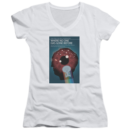 Star Trek The Next Generation Tng Season 1 Episode 6 - Juniors V-Neck T-Shirt Juniors V-Neck T-Shirt Star Trek   