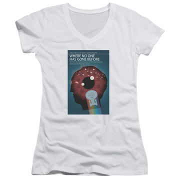 Star Trek The Next Generation Tng Season 1 Episode 6 - Juniors V-Neck T-Shirt Juniors V-Neck T-Shirt Star Trek   