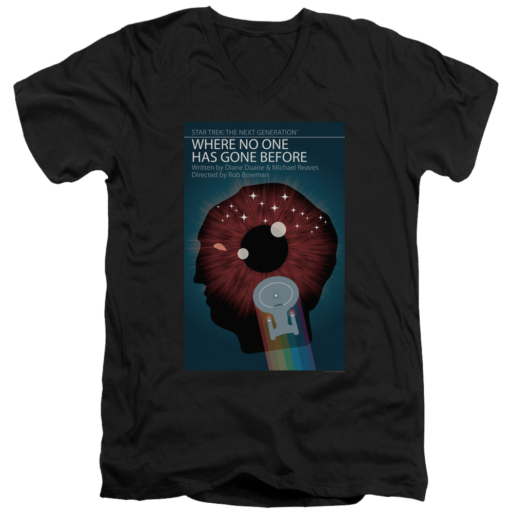 Star Trek The Next Generation Tng Season 1 Episode 6 - Men's V-Neck T-Shirt Men's V-Neck T-Shirt Star Trek   