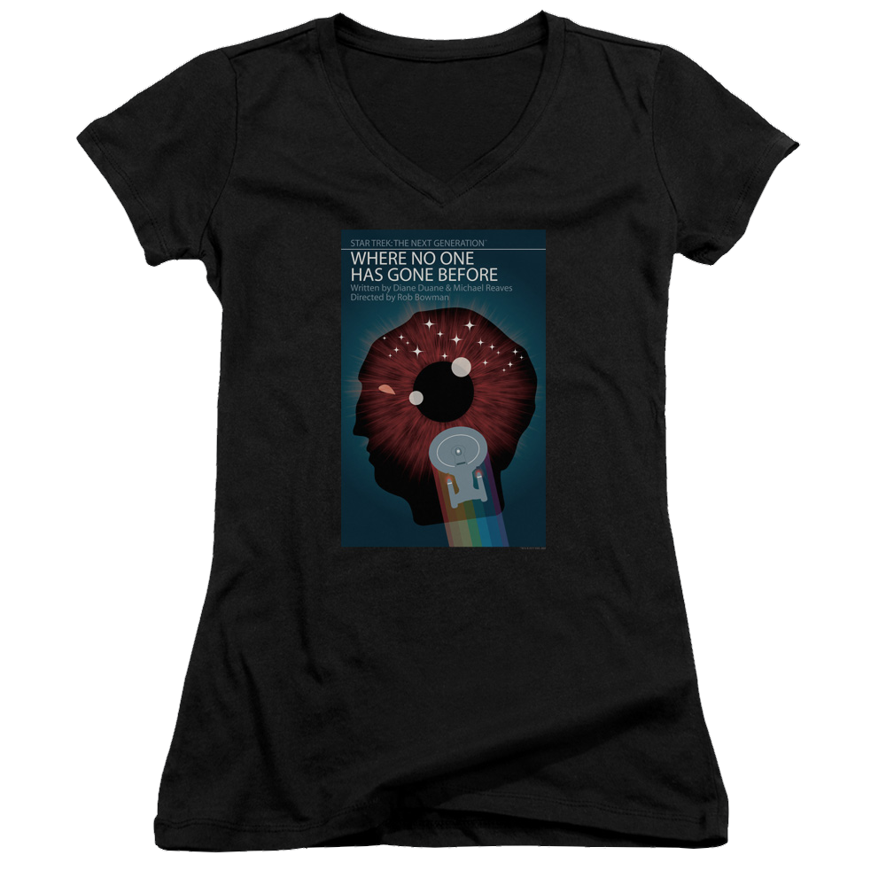 Star Trek The Next Generation Tng Season 1 Episode 6 - Juniors V-Neck T-Shirt Juniors V-Neck T-Shirt Star Trek   