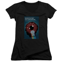Star Trek The Next Generation Tng Season 1 Episode 6 - Juniors V-Neck T-Shirt Juniors V-Neck T-Shirt Star Trek   