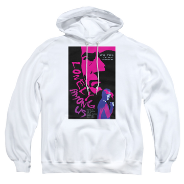 White pullover hoodie with Star Trek The Next Generation Tng Season 1 Episode 7 graphic